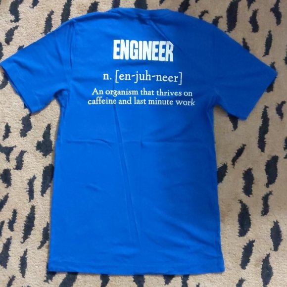 Blue Engineering t-shirt - Picture 2 of 4